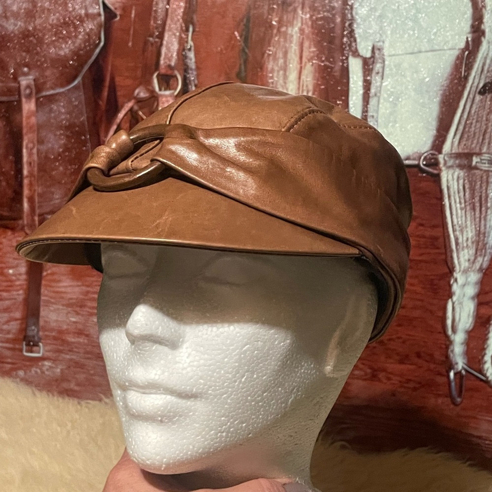 Almar leather hat - Picture 3 of 7